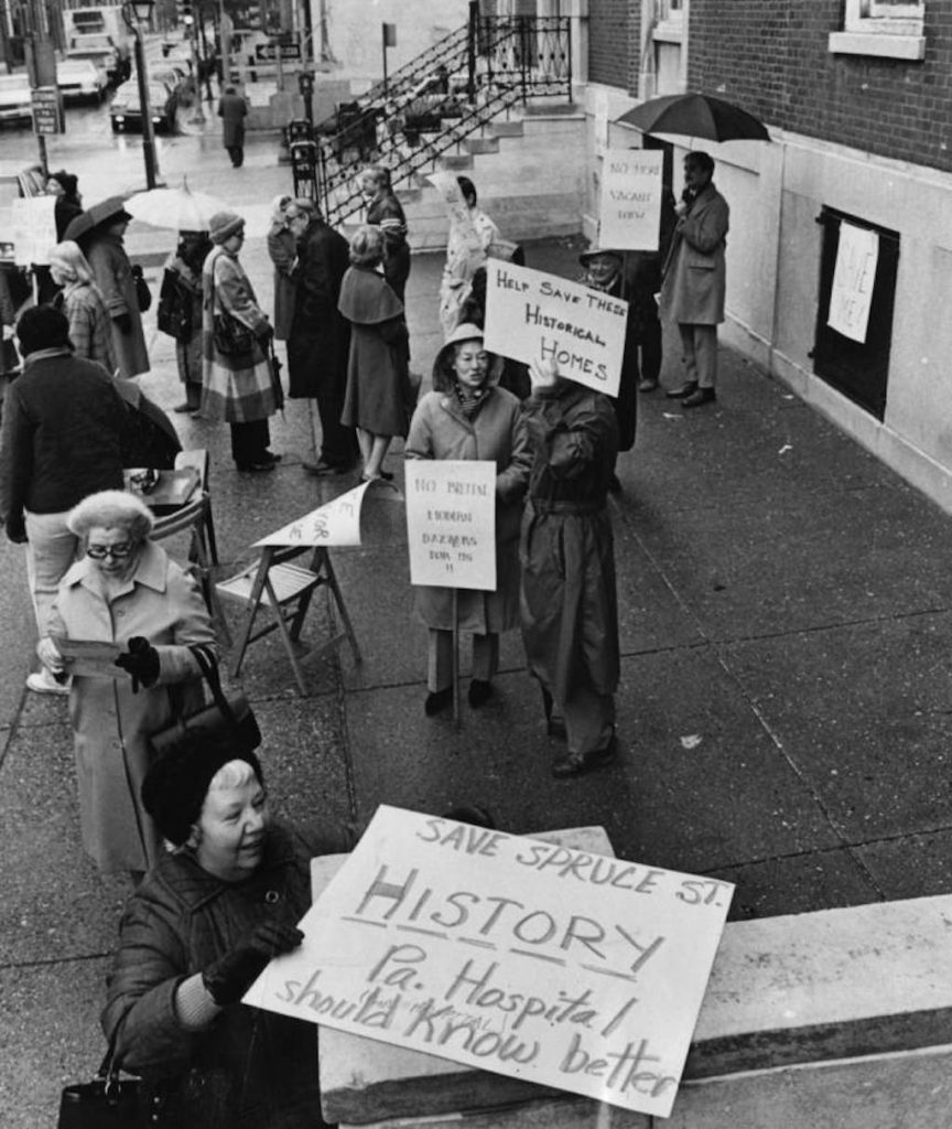 Spruce Street Protesters Temple Digitial Collections